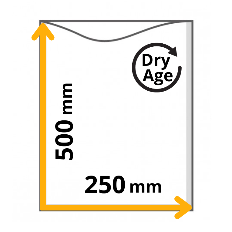 myvac busta liscia sottovuoto, DRYAGE, 250x500 mm