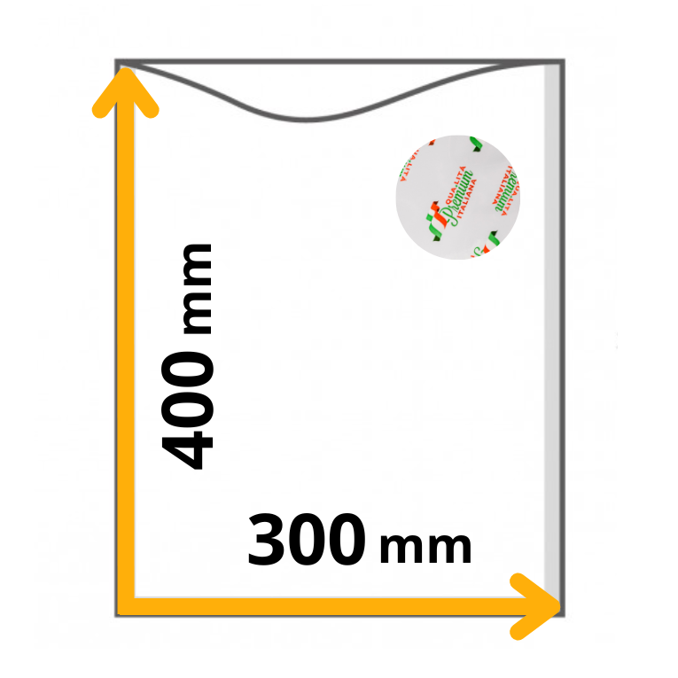 myvac Vakuumbeutel ohne Struktur, QUALITÀ PREMIUM, 200x400mm 