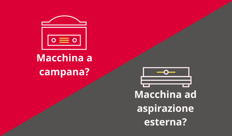 Macchina a campana o macchina ad aspirazione esterna? Scopri le differenze!
