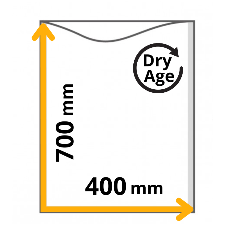 myvac busta liscia sottovuoto, DRYAGE, 400x700 mm